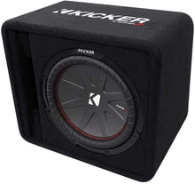 Load image into Gallery viewer, KICKER 12 Inch 1000 Watt 2-Ohm Ported Vented Subwoofer Enclosure Box | 43VCWR122