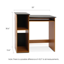 Load image into Gallery viewer, Furinno 99914R1LC/BK Econ Multipurpose Computer Writing Desk, Light Cherry/Black