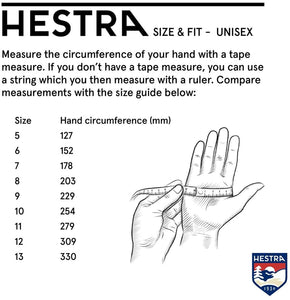 Hestra Asper Glove for Landscaping, Material Handling and Rough Duty Jobs in Cold Temperatures