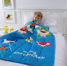 Load image into Gallery viewer, Baby Shark Kids Weighted Blanket, 4.5lb, 36 x 48, Fountain of Tooth