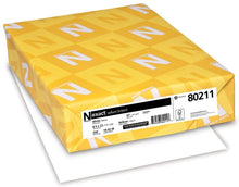 Load image into Gallery viewer, Neenah Exact Vellum Bristol, 67 lb, 8.5 x 11 Inches, 250 Sheets, White, 94 Brightness