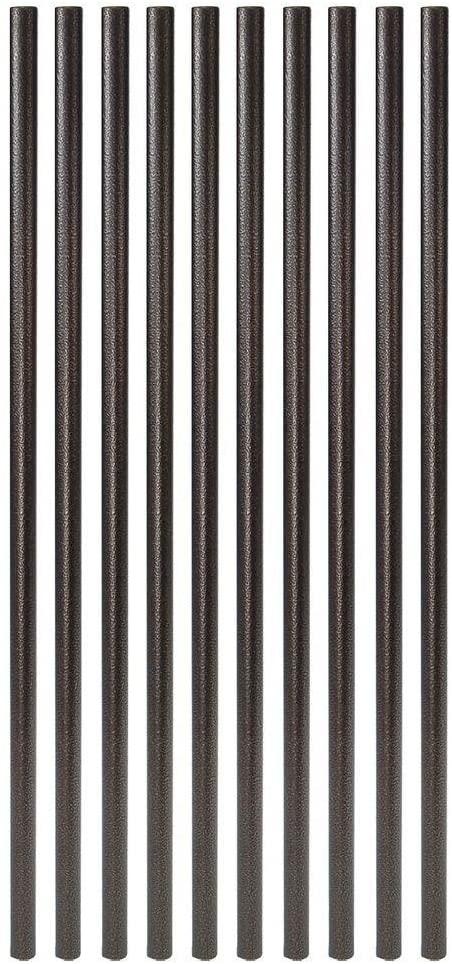 Fortress Railing Products 32 in. x 3/4 in. Antique Bronze Steel Round Deck Railing Baluster (10-Pack)