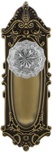 Load image into Gallery viewer, Nostalgic Warehouse Victorian Plate with Crystal Glass Knob