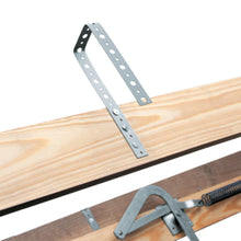 Load image into Gallery viewer, Louisville Ladder 22.5-by-54-Inch Wooden Attic Ladder, Fits 8-Foot 9-Inch to 10-Foot Ceiling Height, 250-Pound Capacity, L224P