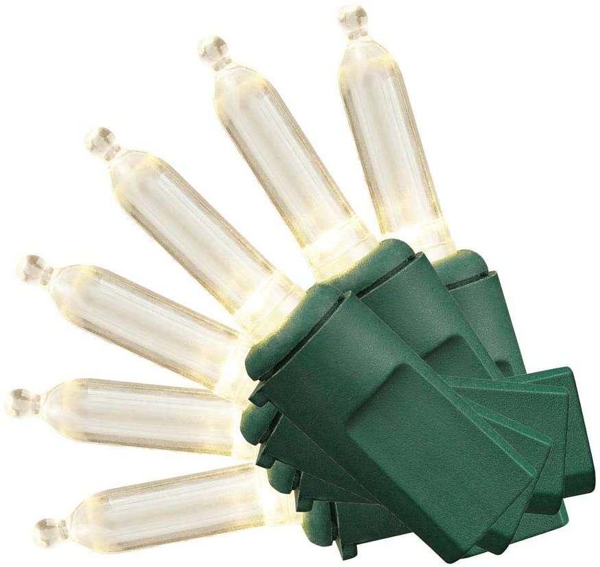 Home Accents Holiday 300-Light LED Mini Constant-On White String Lights