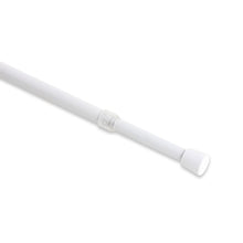 Load image into Gallery viewer, Rod Desyne 7/16" Round Spring Tension Rod 18"-28", White 18-28",