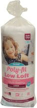 Load image into Gallery viewer, Fairfield Poly-Fil Low-Loft Queen 100% Bonded Polyester Batting, 90&quot; x 108&quot;, White