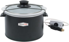 Load image into Gallery viewer, RoadPro-RPSL-350 Quart Slow Cooker, Auto Travel, 12V, White, 1.5 Quart