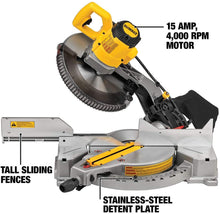 Load image into Gallery viewer, DEWALT 12-Inch Miter Saw, 15-Amp