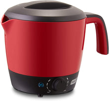 Load image into Gallery viewer, Dash Express Electric Cooker Hot Pot with Temperature Control for Noodles, Rice, Pasta, Soups, Boiling Water &amp; More, 1.2L