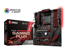 Load image into Gallery viewer, MSI Performance Gaming AMD X470 Ryzen 2 AM4 DDR4 Onboard Graphics CFX ATX Motherboard (X470 Gaming Plus)