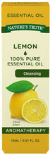 Load image into Gallery viewer, Nature's Truth Vitamins Essential Oil, Lemon, 0.51 Fluid Ounce