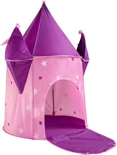 Alvantor Kids Princess Crystal Castle, Pop Play Tents Indoor Outdoor Great Game and Toy Gift for Children Fun, 35”x35”x51”