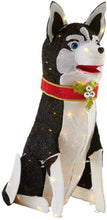 Load image into Gallery viewer, Home Accents Holiday 3 ft Adorable Dogs LED Husky