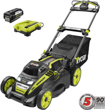 Load image into Gallery viewer, Ryobi. 20" RY40190 40-Volt Brushless Lithium-Ion Cordless Battery Self Propelled Lawn Mower with 5.0 Ah Battery and Charger Included