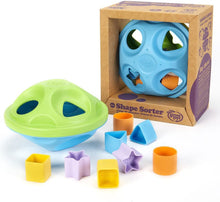 Load image into Gallery viewer, Green Toys Shape Sorter, Green/Blue