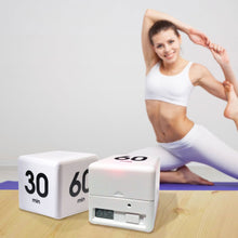 Load image into Gallery viewer, The Miracle TimeCube Timer, 5, 15, 30 and 60 Minutes, for Time Management, Kitchen Timer, Kids Timer, Workout Timer, White