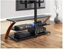 Load image into Gallery viewer, Whalen Payton Brown Cherry 3-in-1 Flat Panel TV Stand for TVs up to 65"