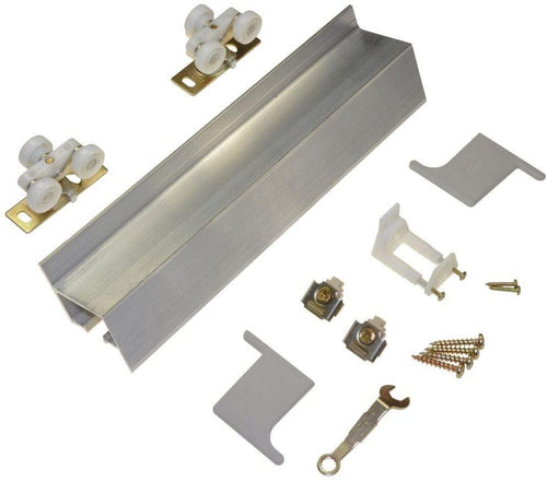 2610F Series 60 in. Track and Hardware Set for Wall-Mount Sliding Doors