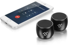 Load image into Gallery viewer, Aluratek Dual Speaker Portable Bluetooth Stereo Speakers Strong Bass Powerful Volume True Wireless Stereo Technology Hands-Free Talking 2x3W Wireless Speaker Pair with Phones, Tablets, TVs and PCs (ABDS02F)