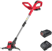 Load image into Gallery viewer, PowerSmart String Trimmer, 20 Volt Lithium-Ion Cordless String Trimmer with 10-INCH Cutting Diameter , 2-in-1 Cordless Trimmer/Edger only 7. 5 pounds, PS76110A
