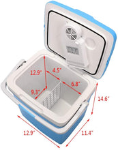 Load image into Gallery viewer, ZOKOP Electric Portable Fridge Cooler &amp; Warmer (26 Liter / 0.92Cuft) AC/DC Portable Thermoelectric System