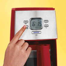 Load image into Gallery viewer, Hamilton Beach Ensemble 12-Cup Coffeemaker with Glass Carafe, Red