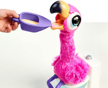 Load image into Gallery viewer, Little Live Pets Gotta Go Flamingo | Interactive Plush Toy That Eats, Sings, Wiggles, Poops and Talks (Batteries Included) | Reusable Food. Ages 4+