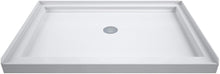 Load image into Gallery viewer, DreamLine SlimLine 36 in. D x 48 in. W x 2 3/4 in. H Center Drain Single Threshold Shower Base in White