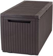 Load image into Gallery viewer, Keter Springwood Plastic Deck Storage Container Box Outdoor Patio Garden Furniture