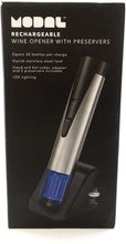 Load image into Gallery viewer, Modal Rechargeable Wine Opener Two Preservers Stainless Steel LED Foil Cutter MD-WORCSS7