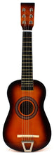 Load image into Gallery viewer, Acoustic Classic Rock &#39;N&#39; Roll 6 Stringed Toy Guitar Musical Instrument w/Guitar Pick, Extra Guitar String (Brown)