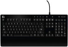 Load image into Gallery viewer, Logitech G213 Gaming Keyboard with Dedicated Media Controls, 16.8 Million Lighting Colors Backlit Keys, Spill-Resistant and Durable Design, Black