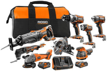 Load image into Gallery viewer, Ridgid R9626N GEN5X 18-Volt Cordless Combo Kit (8-Piece)