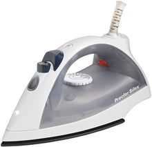 Load image into Gallery viewer, Proctor Silex Iron &amp; Vertical Steamer for Clothes with Nonstick Soleplate, 1200 Watts, Adjustable Spray and Blast Steam Settings, Auto Shutoff, White and Grey (17150Y)