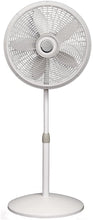 Load image into Gallery viewer, Lasko 1820 18″ Elegance &amp; Performance Adjustable Pedestal Fan, White - Features Oscillating Movement Tilt-back Fan Head