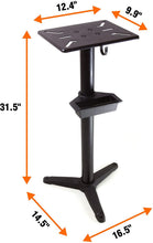 Load image into Gallery viewer, WEN 4288 Cast Iron Bench Grinder Pedestal Stand with Water Pot