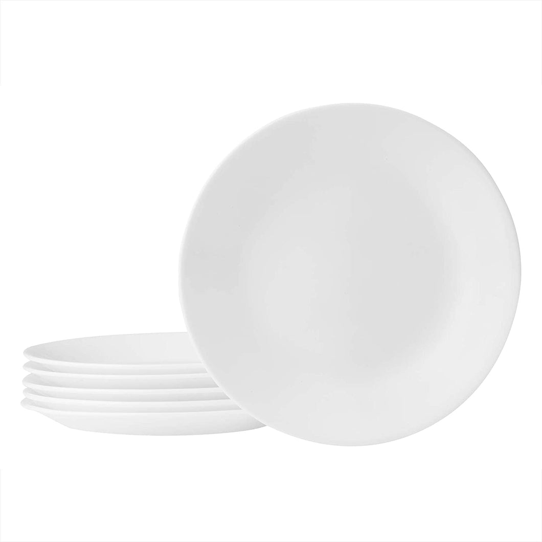 Corelle Winter Frost White Lunch Plates Set