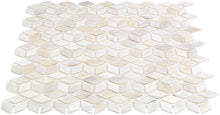 Load image into Gallery viewer, Splashback Tile PACWHT3DILL Pacif 3D Illusion Shell Mosaic Tile, White/Pearl