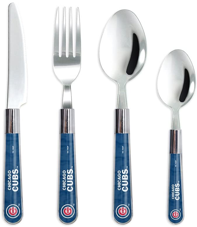 Chicago Cubs MLB 16-Piece Flatware