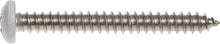 Load image into Gallery viewer, The Hillman Group 44444 8 x 1-1/2-Inch White Pan Head Phillips Sheet Metal Screw, Stainless Steel, 15-Pack