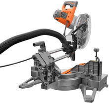 Load image into Gallery viewer, RIDGID 15 Amp Corded 12 in. Dual Bevel Sliding with 70 Deg. Miter Capacity and LED Cut Line Indicator