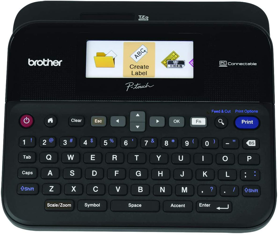 Brother Printer PTD600 PC Connectible Label Maker with Color Display/Tape