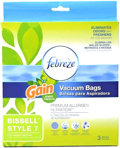 Febreze with Gain Scent Style 7 Vacuum Bags, 17F9G,White