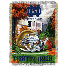 Load image into Gallery viewer, Officially Licensed NCAA "Home Field Advantage" Woven Tapestry Throw Blanket, 48" x 60", Multi Color
