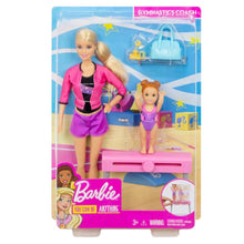 Load image into Gallery viewer, Barbie Gymnastics Coach Doll &amp; Playset