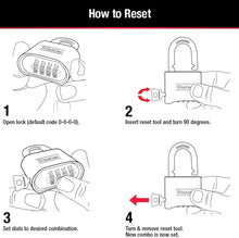 Load image into Gallery viewer, Master Lock 178D Set Your Own Combination Lock, 1 Pack, Black