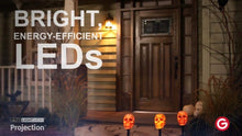 Load image into Gallery viewer, Gemmy Lightshow Flickering Skulls Halloween Pathway Markers (3-Count)