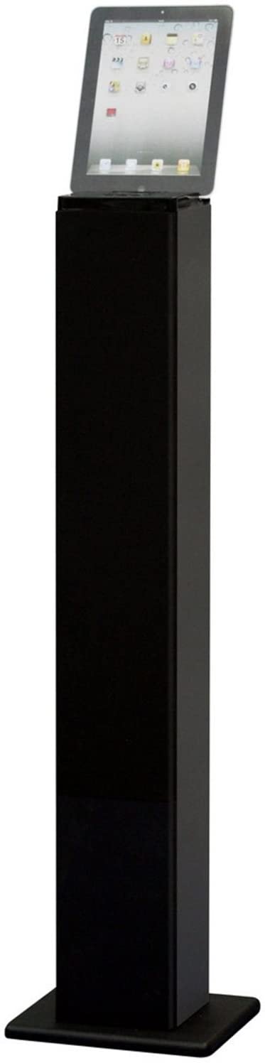 Craig Tower Speaker Docking System for iPod iPhone iPad, Digital FM Radio with Aux In, Black (CHT910)