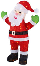 Load image into Gallery viewer, Home Accents Holiday 3 ft Yuletide Lane LED Tinsel Santa